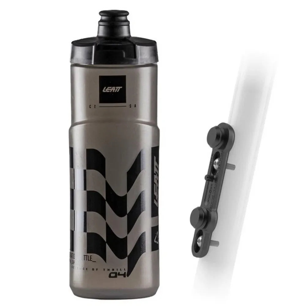 Duovalve 600 ml Smoked MTB Water Bottle with Double Valve and Fidlock System