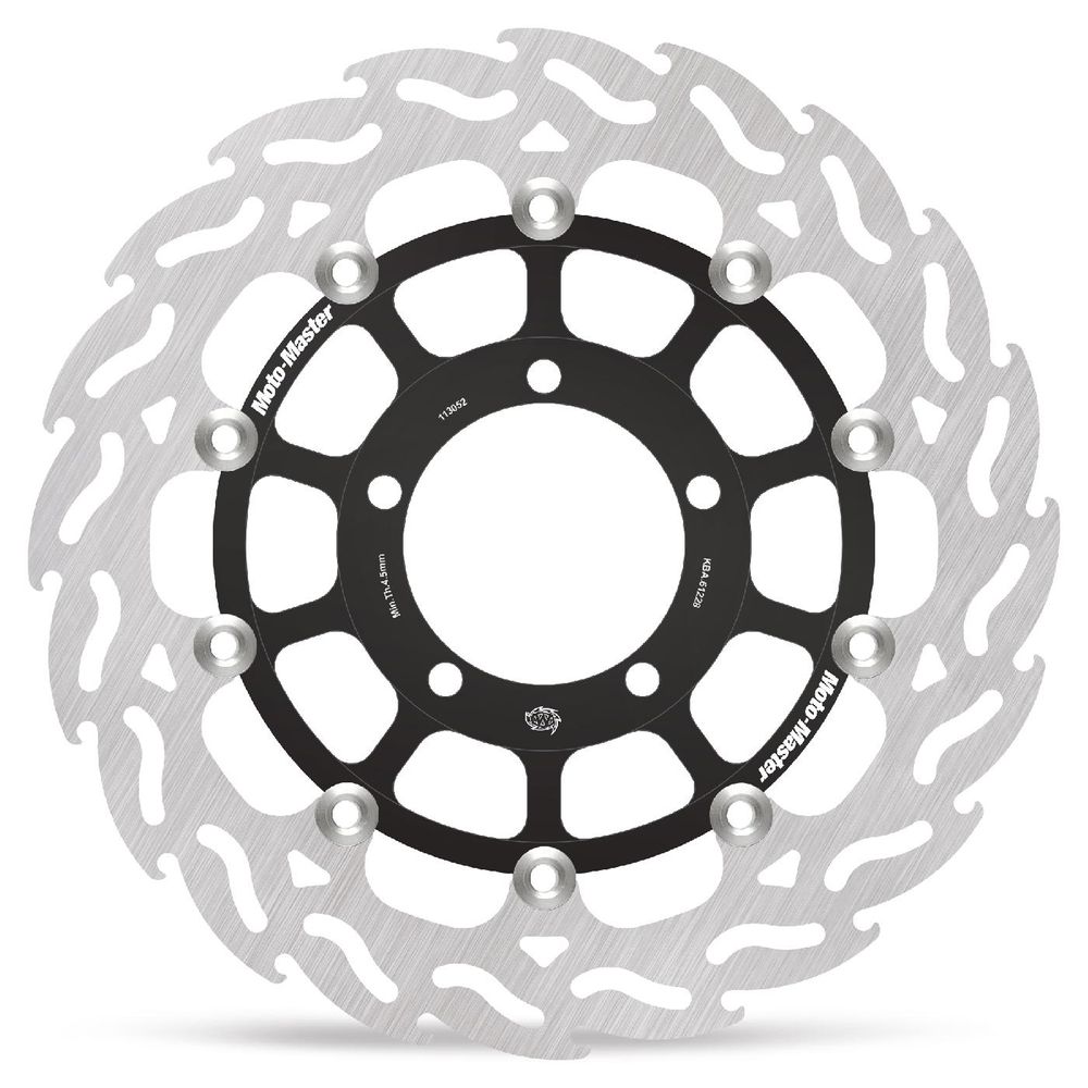 Brake Disc Road Flame - Floating - Front Right - Triumph: Daytona 675, Street Triple 675/r - Grafite Offroad