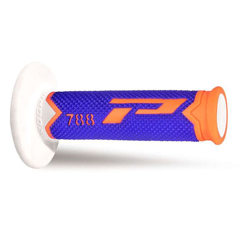Grips Progrip 788 Mm 22/25 - Triple Density - Fluo Orange/blue/white