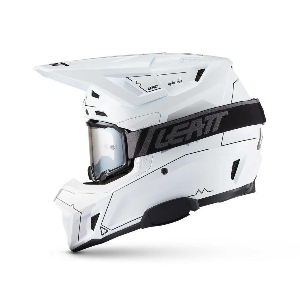 Helmet Kit Moto 7.5 Cardo Leatt - Grafite Offroad