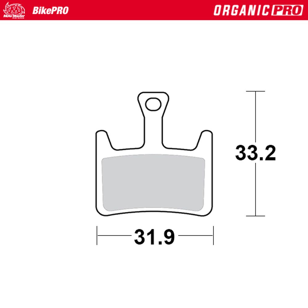 Brake Pads Bicycle Organic Pro: Hayes Prime - Grafite Offroad