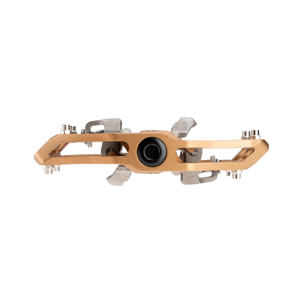Gravity 6.0 Clip-in Pedals | Bronze | 110x88mm - Grafite Offroad