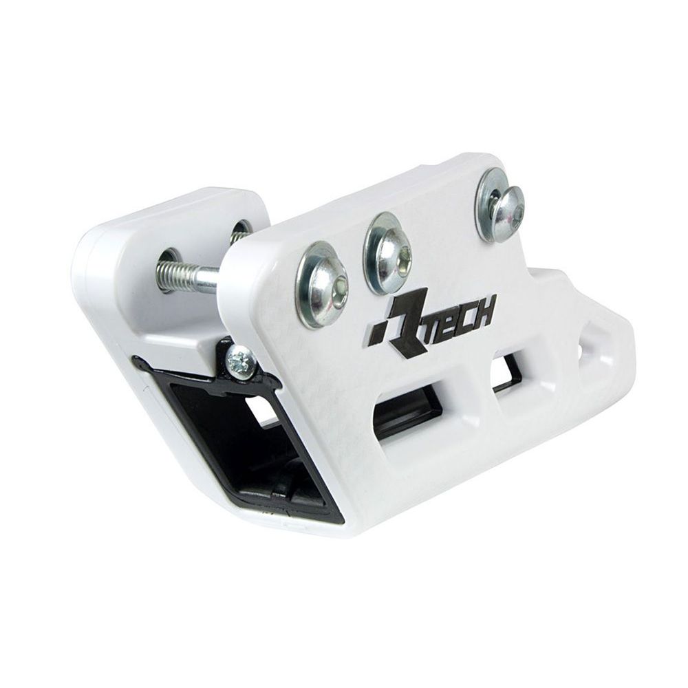 Monoblock R2.0 Worx Chain Guide Yamaha White Black - Grafite Offroad