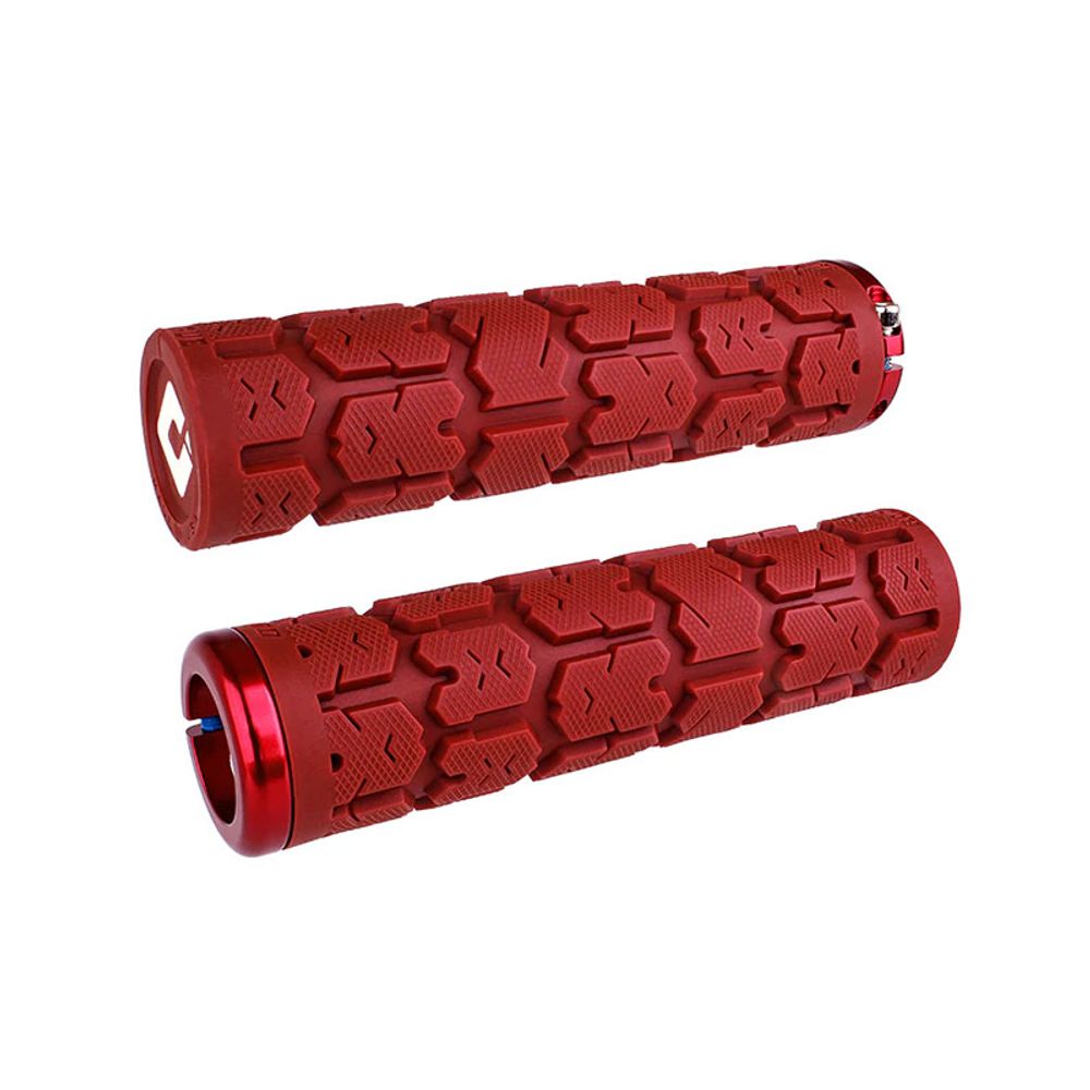 Manopole Mtb Lock-On Rogue V2.1 135Mm | Rosso