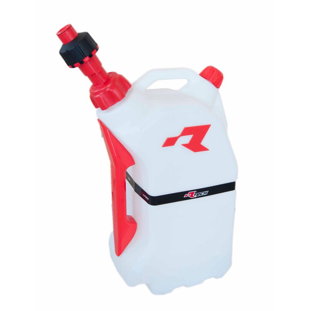 Rtech Gas Can Lt 15 with Quick Fill System Clear/red - Grafite Offroad