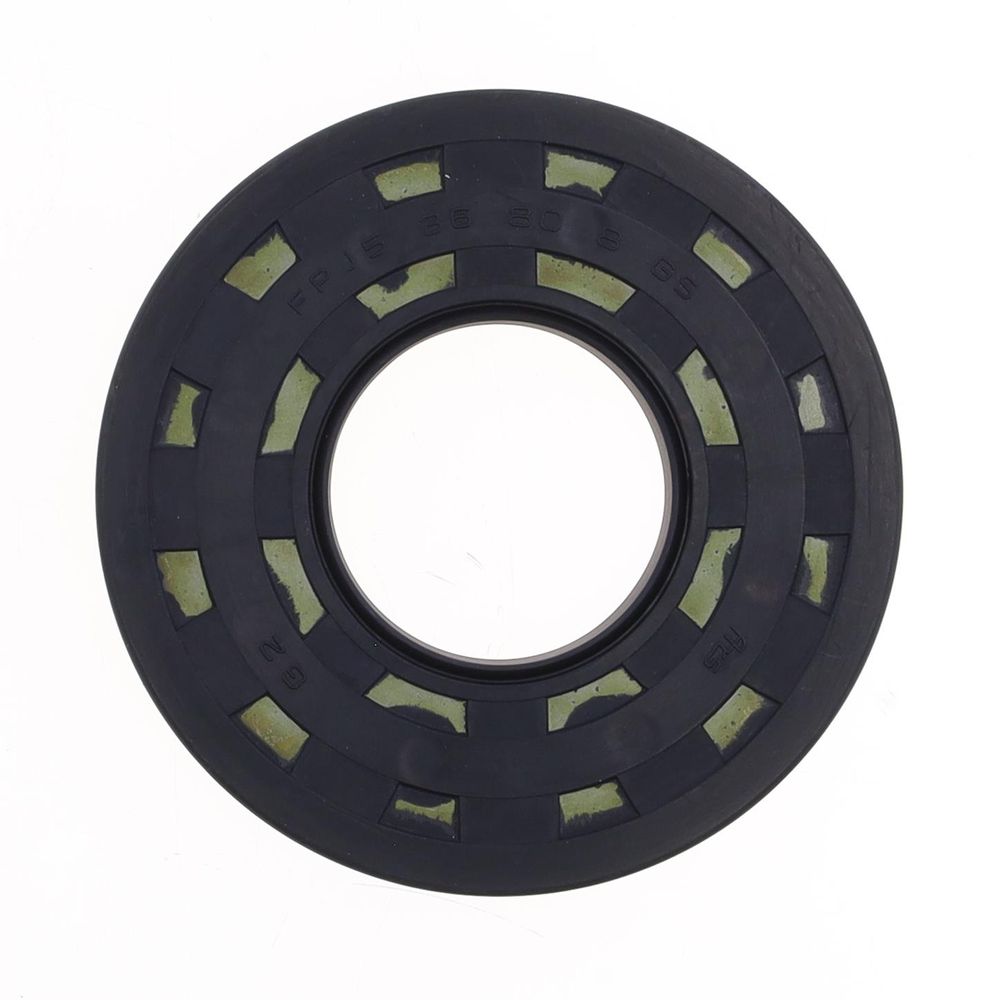 Oil Seal with Rubber Exterior 36x80x8 mm in PTFE with one Teflon Seal-lip, one Dust Lip and Spring - Grafite Offroad