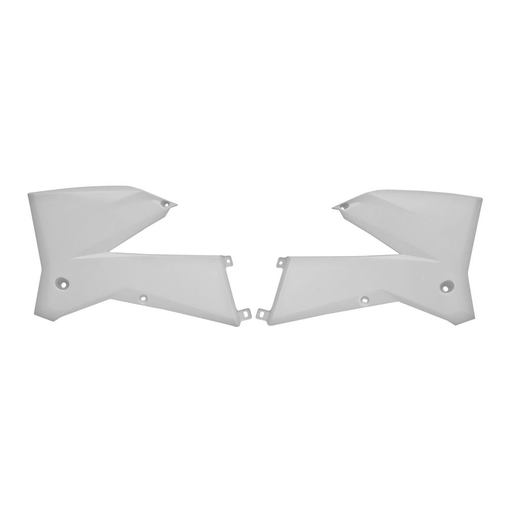 Radiator Scoops White Replica Ktm - Grafite Offroad