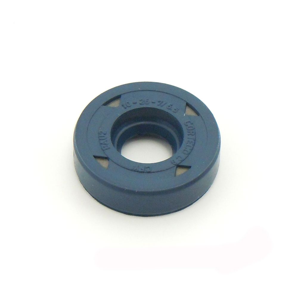 Oil Seal with Rubber Exterior 10x26x7 mm in NBR with one Seal-lip and Spring - Grafite Offroad