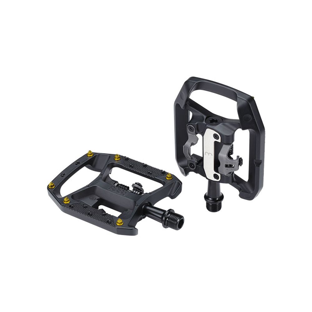 Pedals Clipless/flat Dualchoice Trail Mtb | 90 X 100mm |matt Black - Grafite Offroad