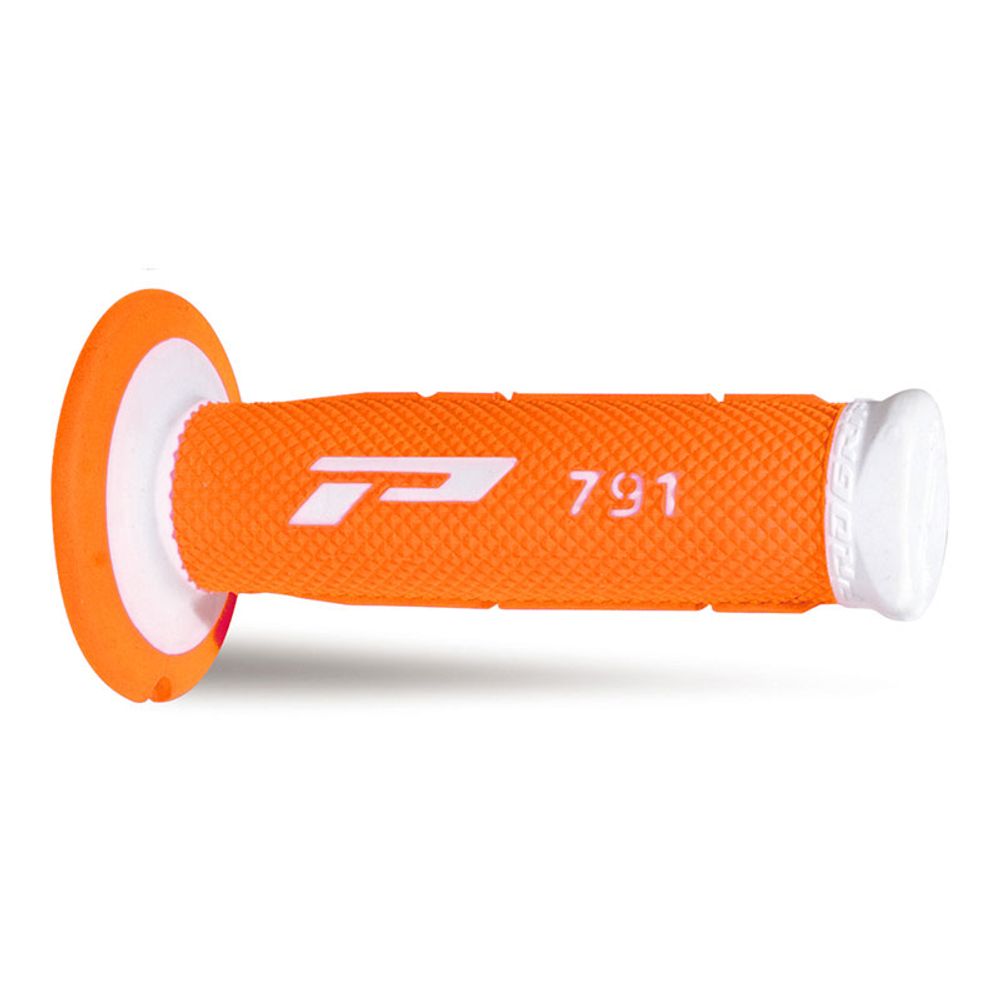 Grips Progrip 788 Mm 22/25 - Double Density - White/fluo Orange