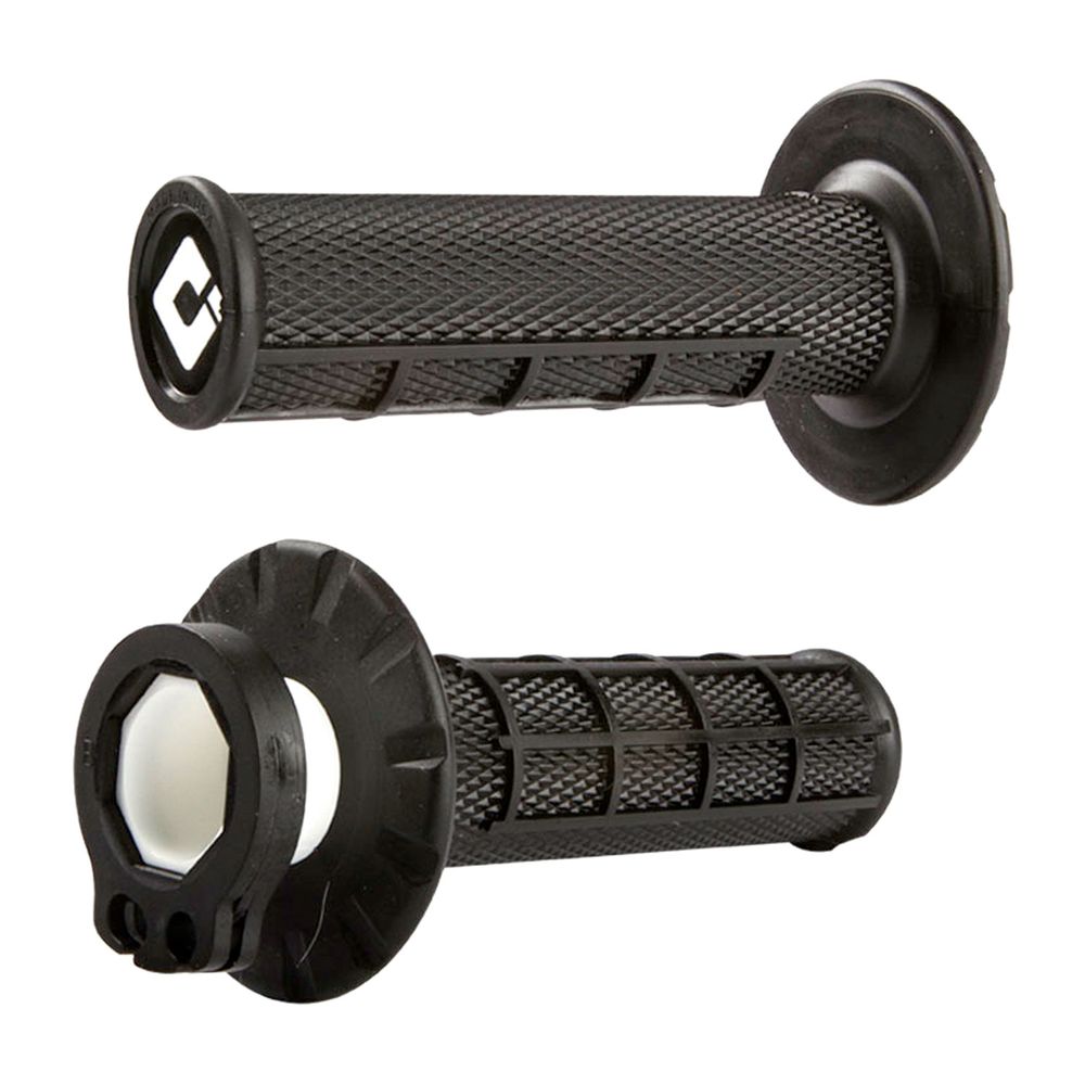 Half-waffle Mx Lock-on Grip Set Black