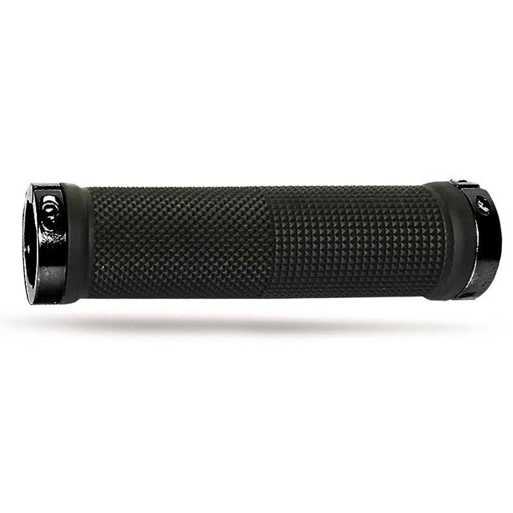 Puños Progrip 999 Mm 22 + Topes - Negro/anillos Negros