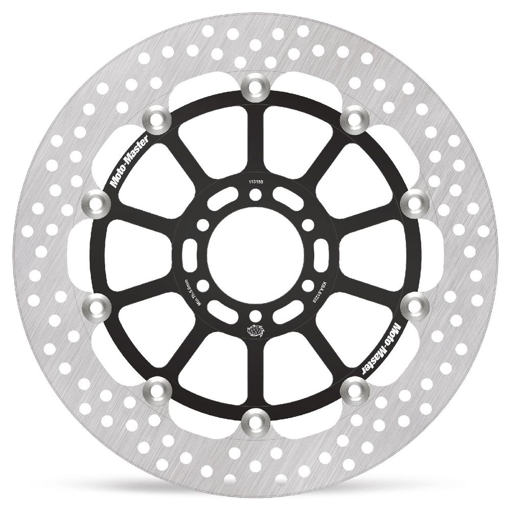 Brake Disc Road Halo Racing - Floating - Front - Aprilia: Rsv 1000, Tuono 1000 - Grafite Offroad