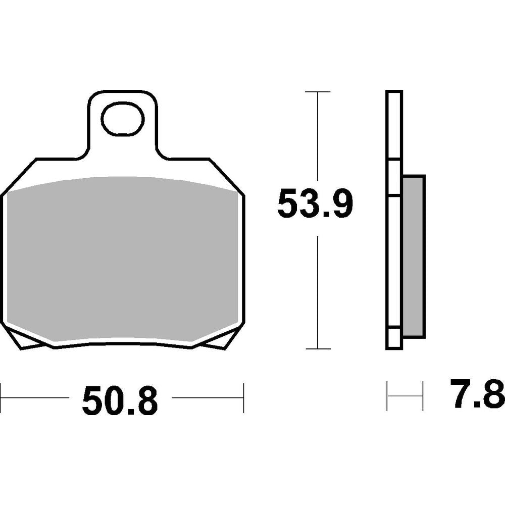 Street Brake Pads | Organic Standard | Front and Rear - Ecer90