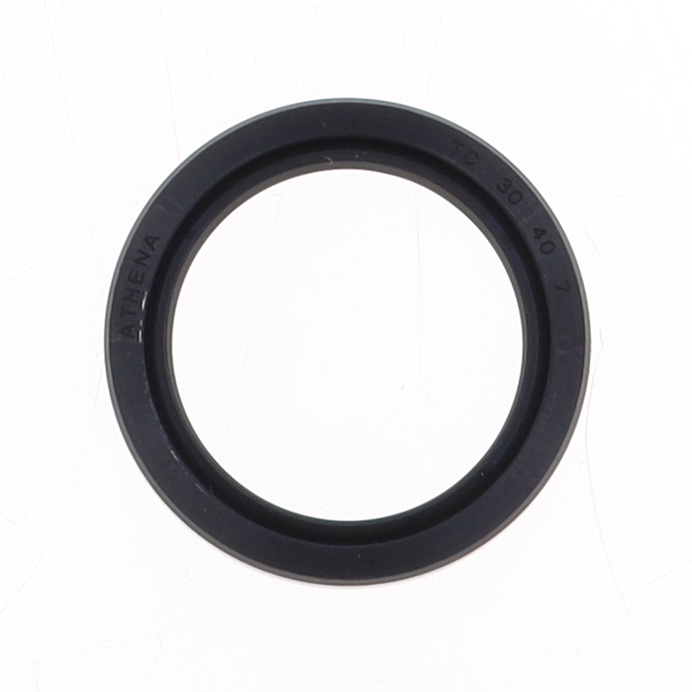 Oil Seal with Rubber Exterior 30x40x7 mm in NBR with one Seal-lip, one Dust Lip and Spring