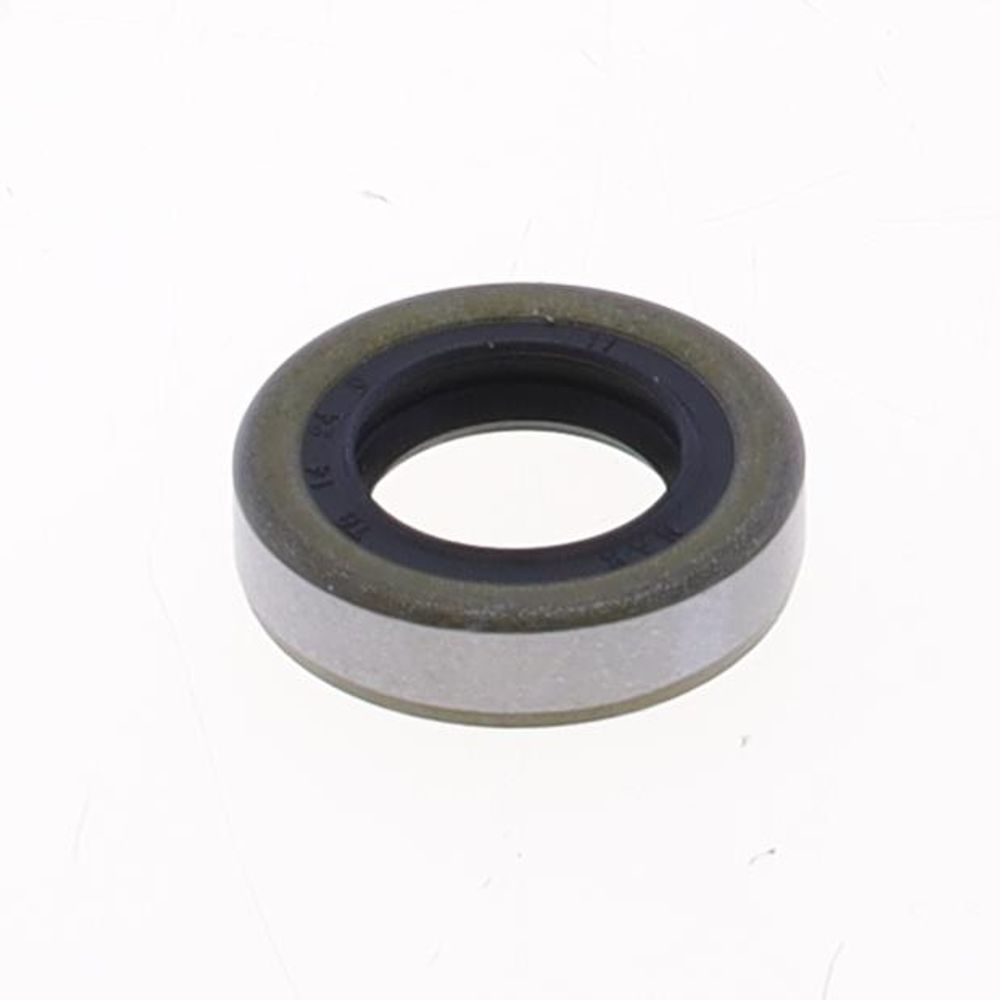 Oil Seal with Metal Exterior 14x24x6 mm in NBR with one Seal-lip, one Dust Lip and Spring - Grafite Offroad