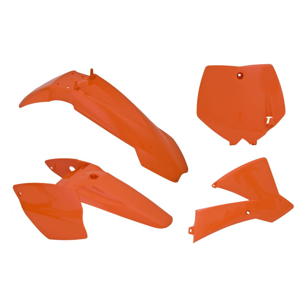Plastics Kit 4 Pcs K Orange Replica Ktm - Grafite Offroad