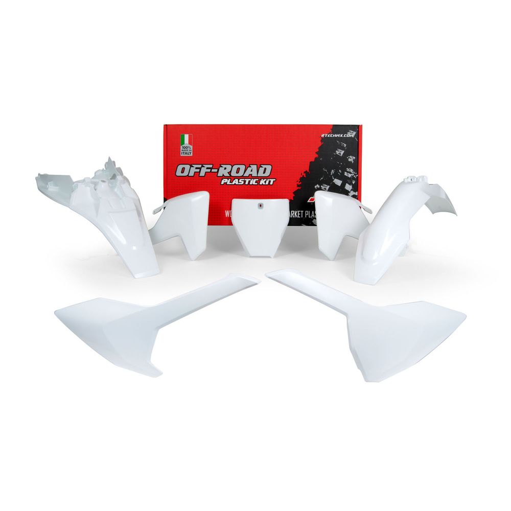 Plastics Kit 5 Pcs White Replica Husqvarna - Grafite Offroad