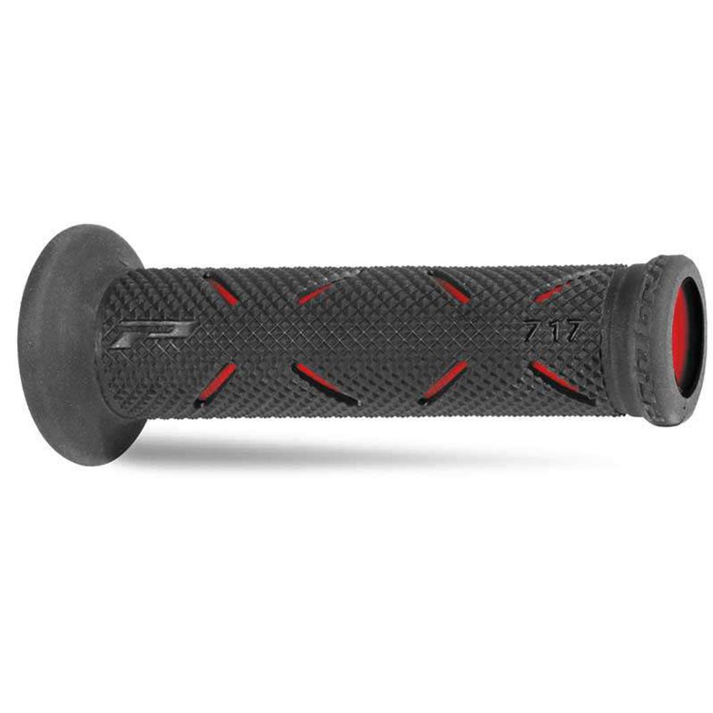 Grips Progrip 717 Mm 22/25 - Gp Racing - Red/black - Open End