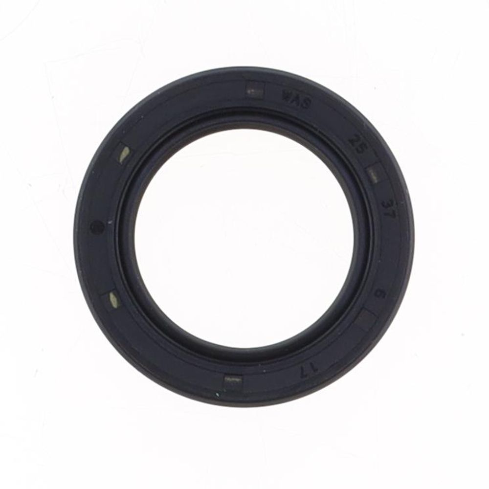 Oil Seal with Rubber Exterior 25x37x6 mm in NBR with one Seal-lip, one Dust Lip and Spring - Grafite Offroad