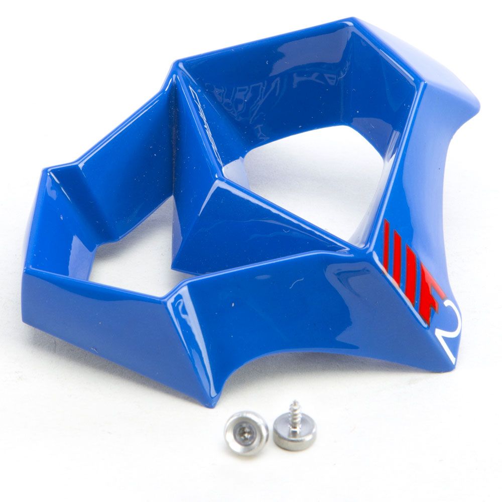 Fly Chin guard Helmet F 2 Animal Yellow/Blue/White - Grafite Offroad