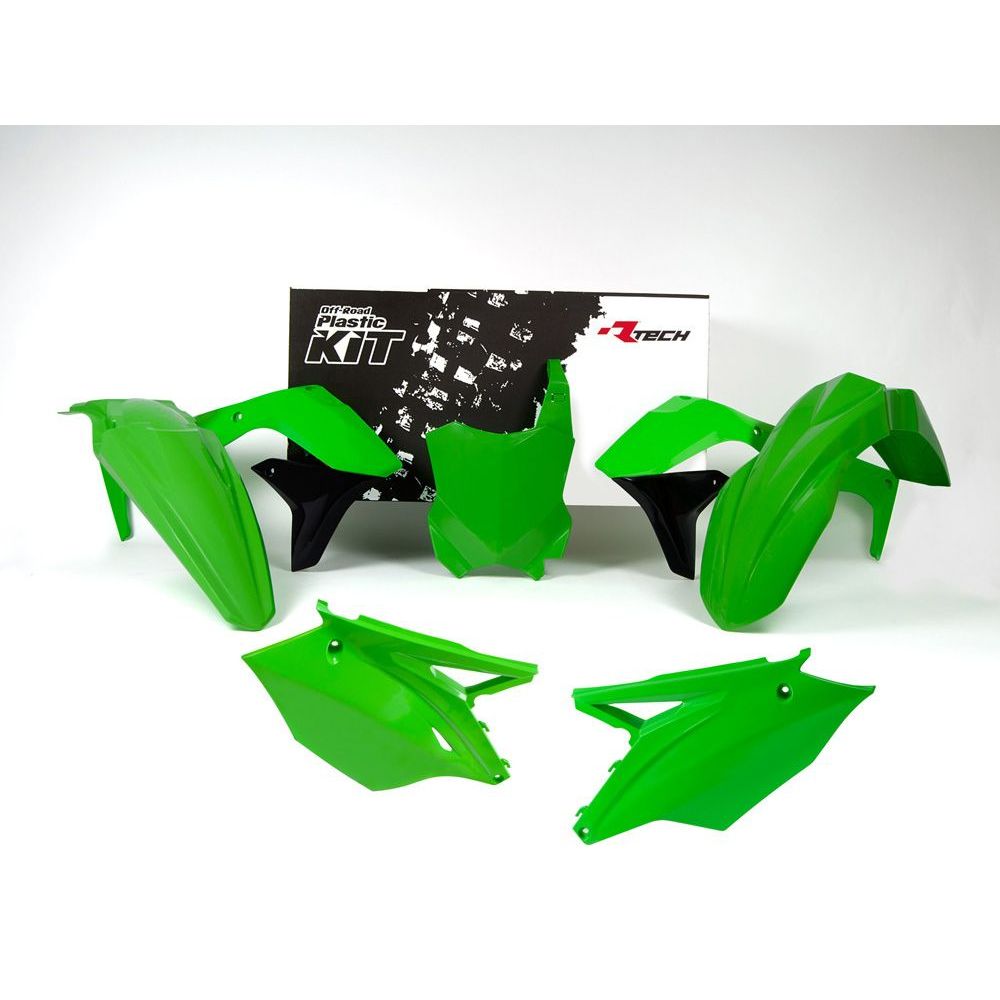Plastics Kit 5 Pcs Kxf Green Replica Kawasaki - Grafite Offroad