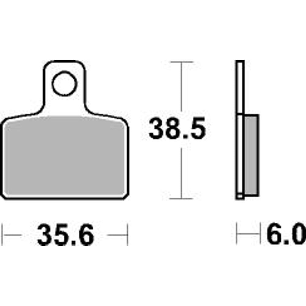 Street Brake Pads | Organic Standard | Front - Ecer90