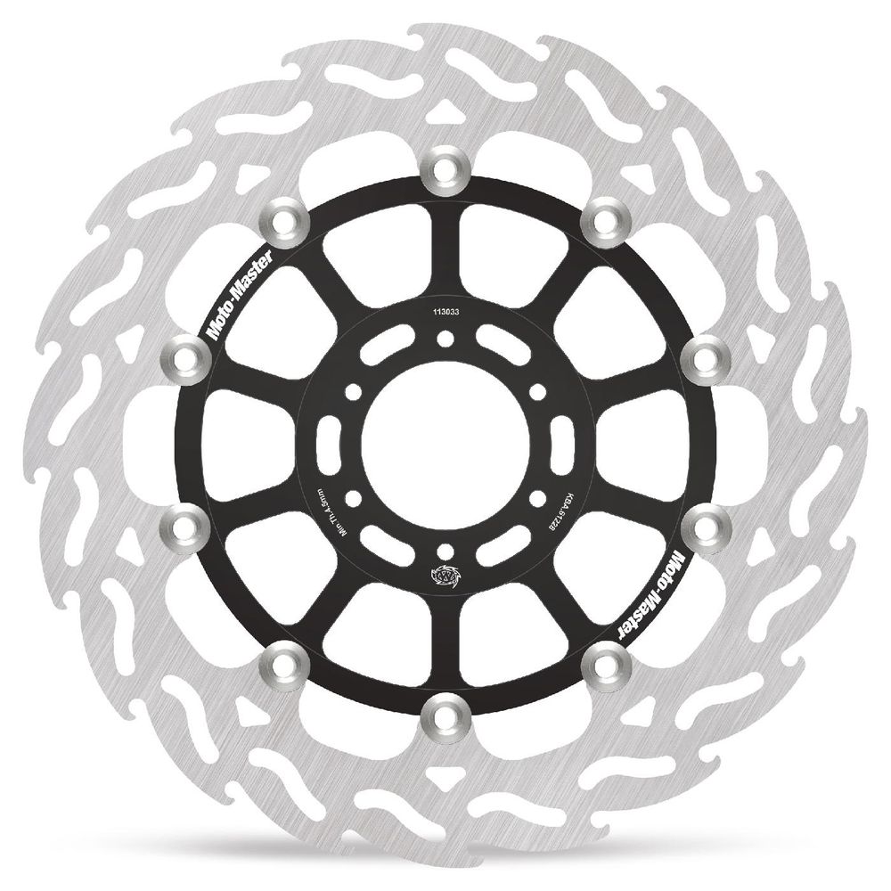Brake Disc Road Flame - Floating - Front Right - Honda: Cbr900rr Fireblade - Grafite Offroad