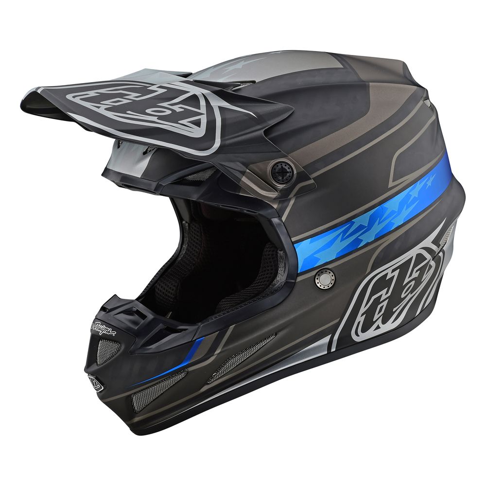 Motorcycle Helmet SE4 CARBON SPEED in carbon fiber ultra light Troy Lee Designs