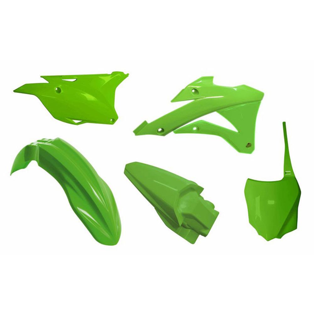 Plastic Kit 5 Pcs Kawasaki Kx85 14-21 Verde Kx - Grafite Offroad