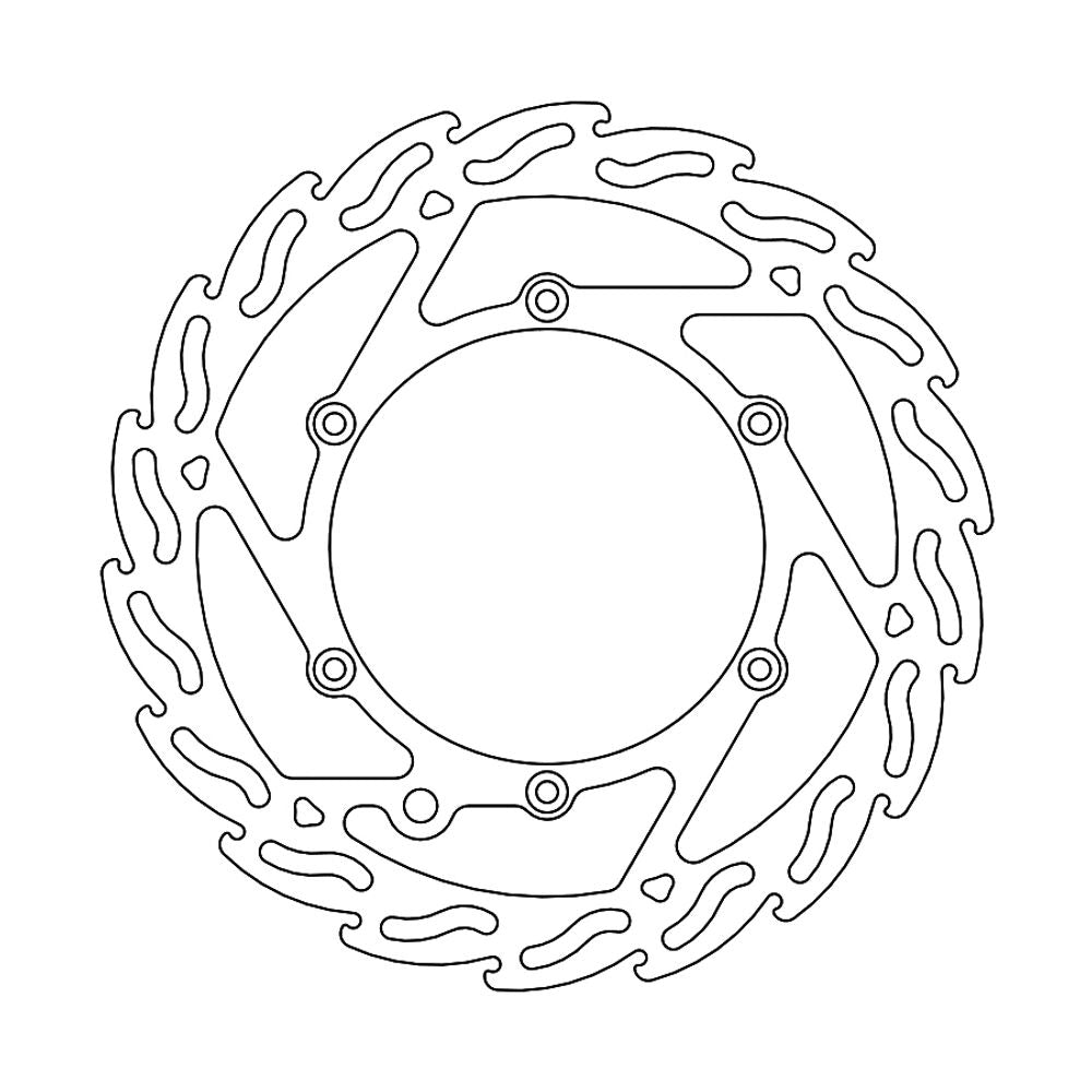 Brake Disc Off-road Flame - Front - Ktm, Husaberg, Husqvarna, Beta - Grafite Offroad