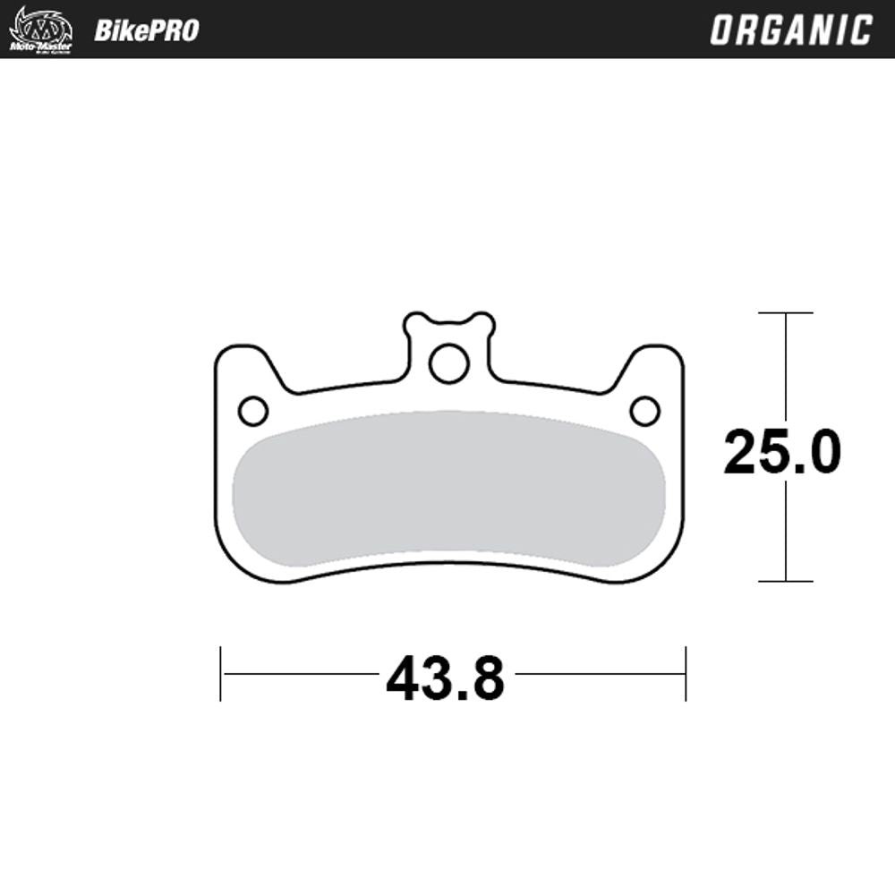 Brake Pad Bicycle Organic - Formula Cura 4 - Grafite Offroad