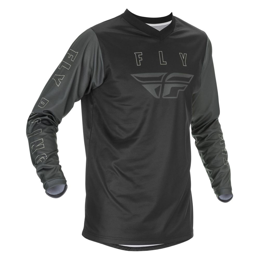 Jersey F-16 Black/Grey S - Grafite Offroad