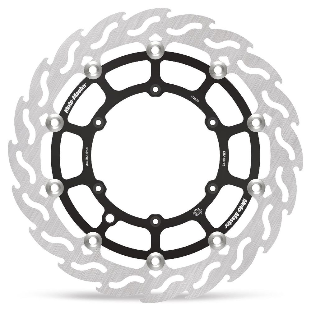 Brake Disc Road Flame - Floating - Front - Ktm: Duke, Supermoto, Lc4 - Grafite Offroad