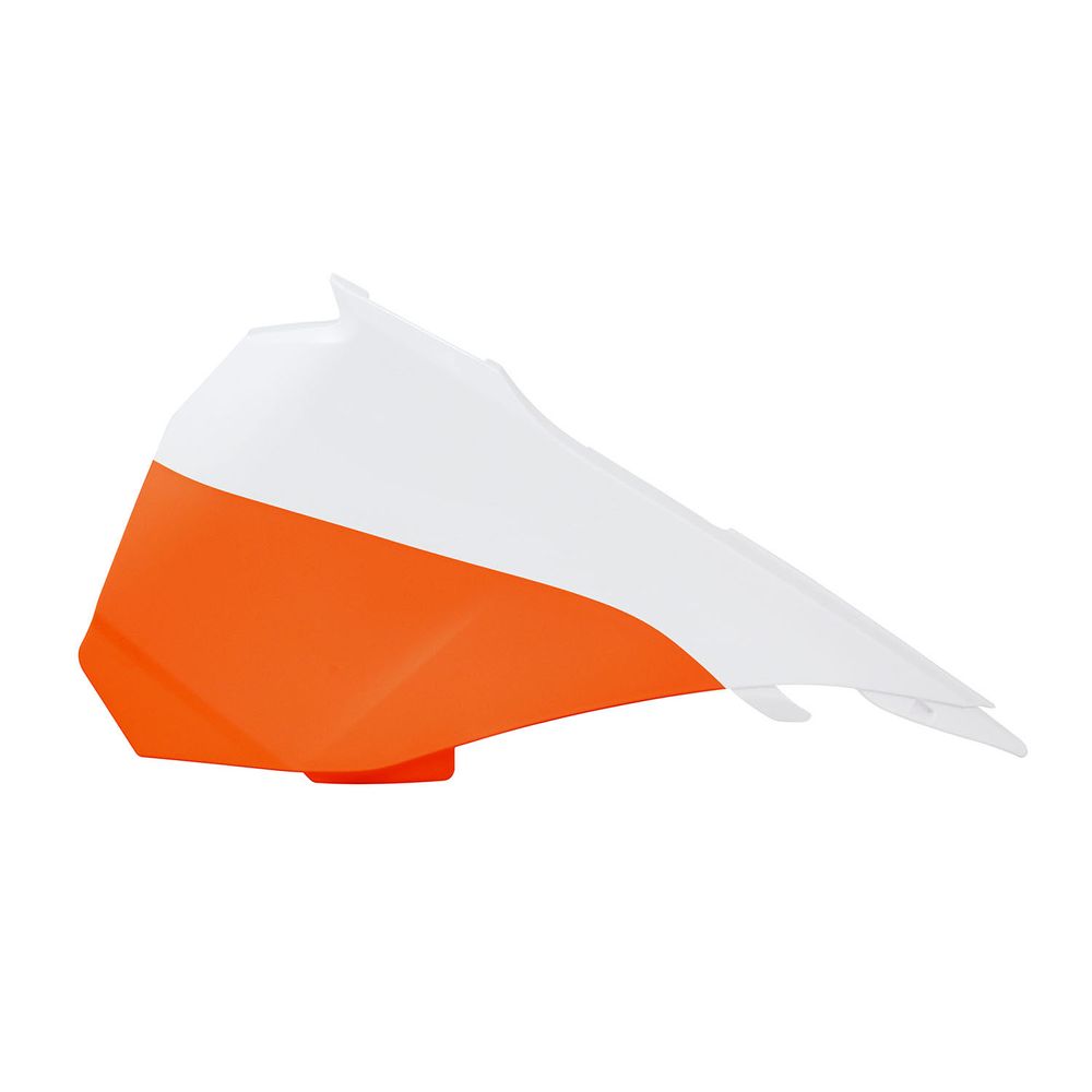 Air Box Side Panel Sx K Orange-white Replica Ktm - Grafite Offroad
