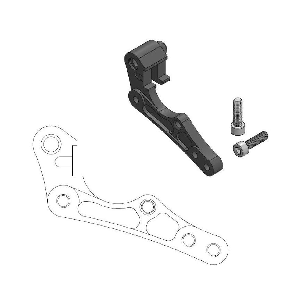 Off-road Brake Caliper Adapter 270mm Rotor - Ktm, Husqvarna - Grafite Offroad