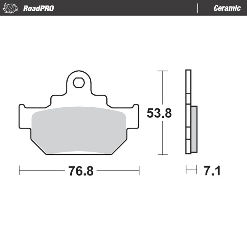 Brake Pads Roadpro Ceramic - Front and Rear - Grafite Offroad