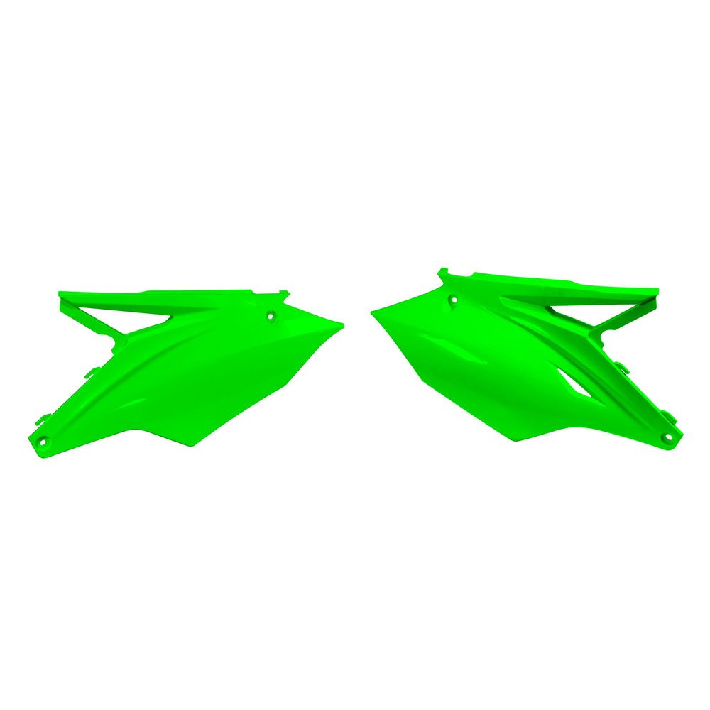 Side Panels Neon Green Replica Kawasaki - Grafite Offroad