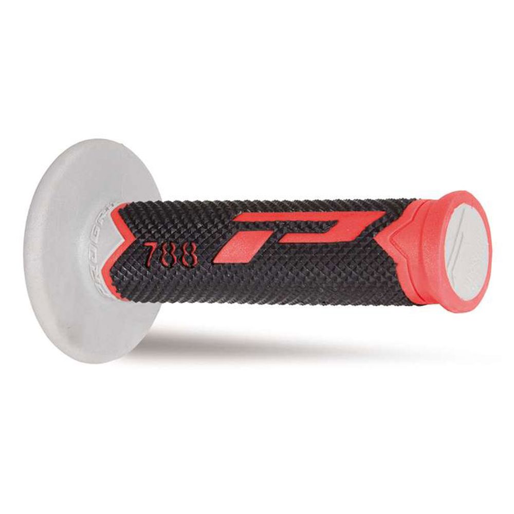 Grips Progrip 788 Mm 22/25 - Triple Density - Red/black/grey
