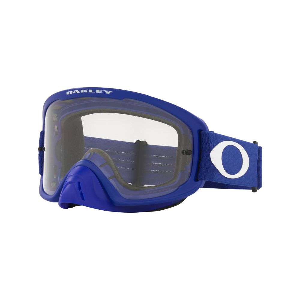 Maschera O FRAME 2.0 PRO, Blu Moto, Trasparente