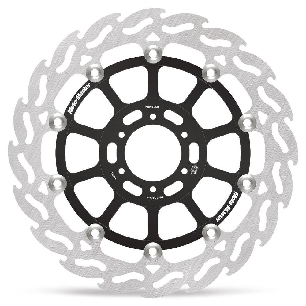 Brake Disc Road Flame - Floating - Front Left - Honda: Cbr 400f-600f-900rr, Vfr 400-750 - Grafite Offroad