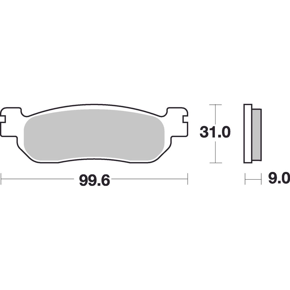 Scooter Brake Pads | Organic Standard | Front - Ecer90