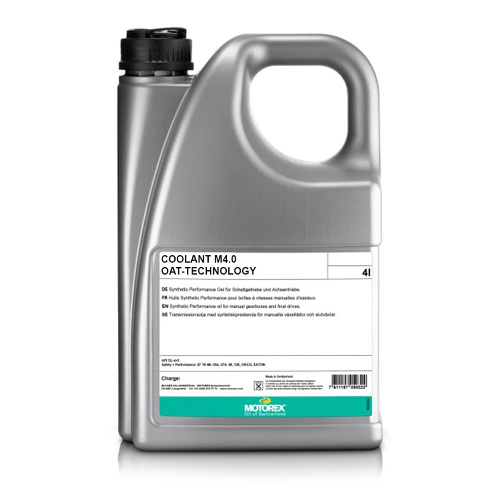 Coolant M4.0 Ready to Use Can 4 Ltr - Packaging 4 Pz - Grafite Offroad