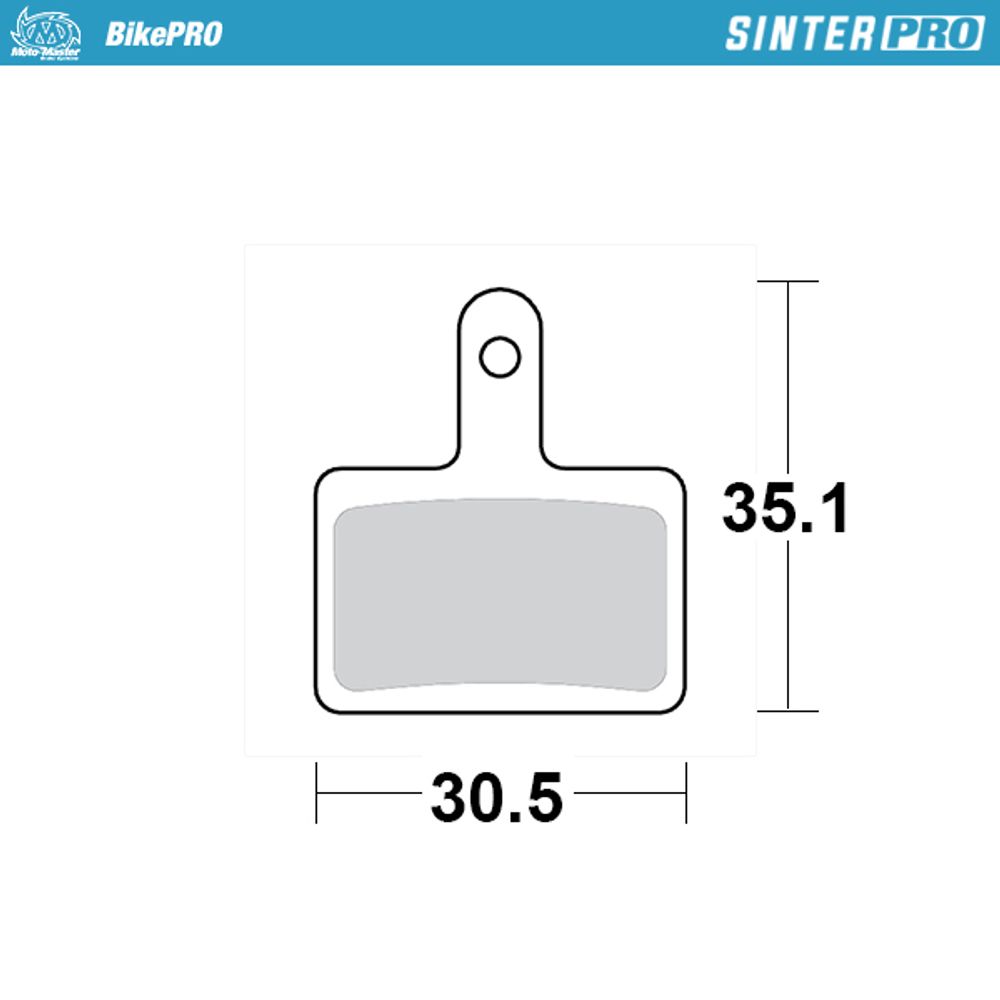 Brake Pads Bicycle Sinter Pro: Shimano B Type - Grafite Offroad