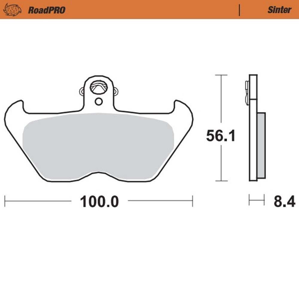 Brake Pads Roadpro Sinter - Front - Grafite Offroad