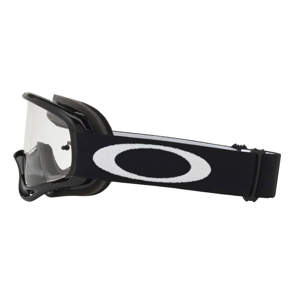 Maschera O-FRAME MX, Fascia Nero, Lente Trasparente