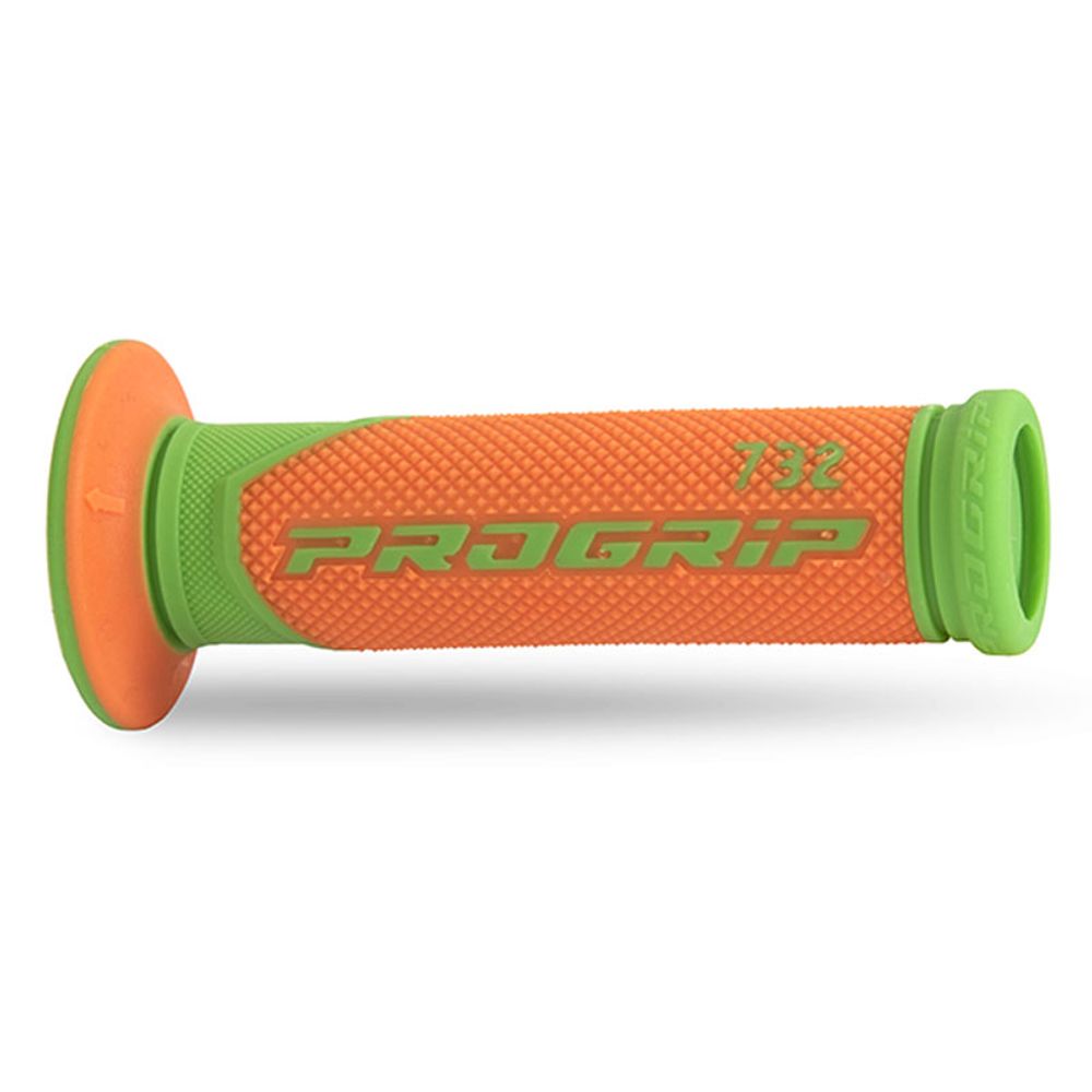 Grips Progrip 788 Mm 22/25 - Double Density - Fluo Green/fluo Orange - Closed End