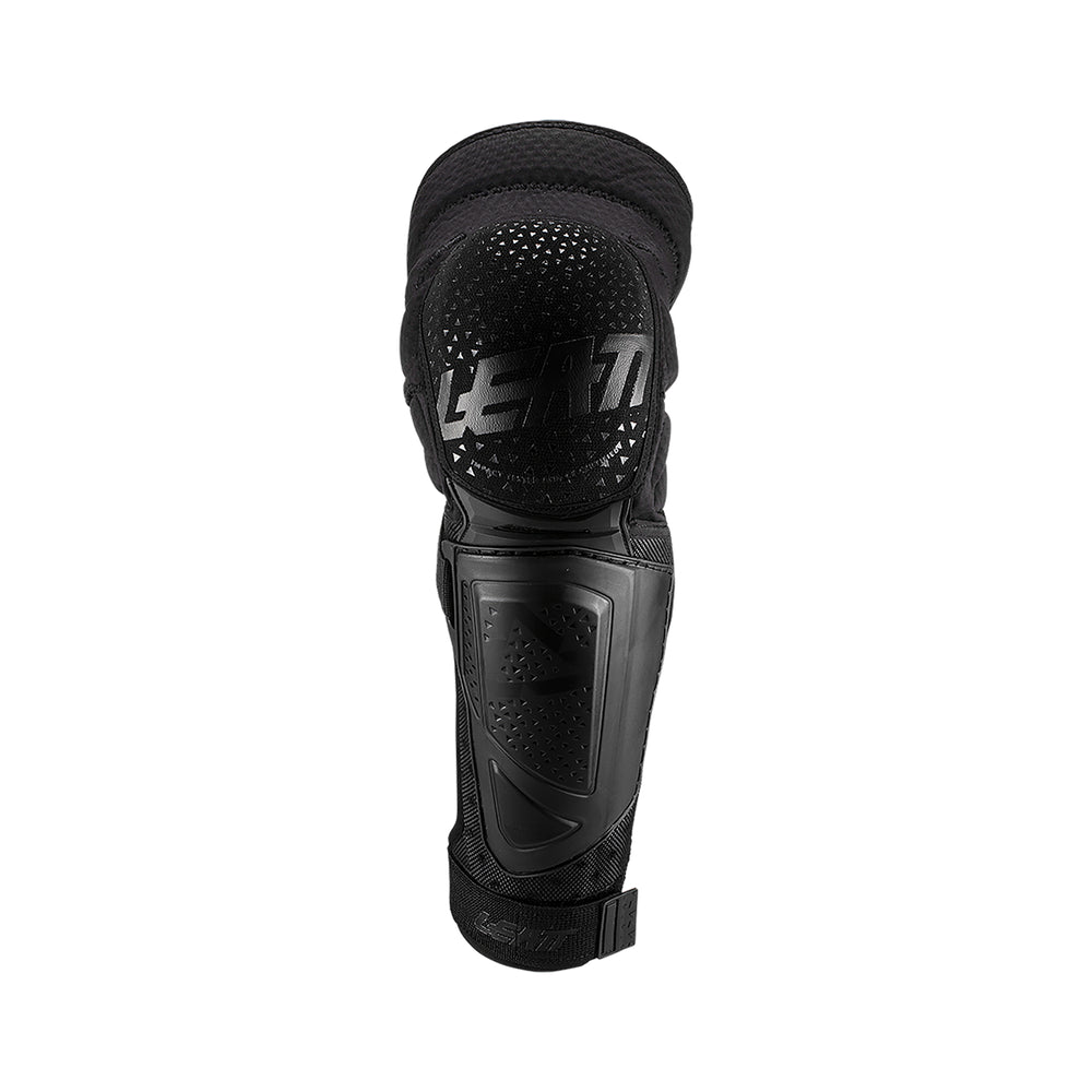 Ginocchiera con parastinchi 3DF Hybrid Ext in schiuma anti-impatto e inserti rigidi ideale per la bici Leatt