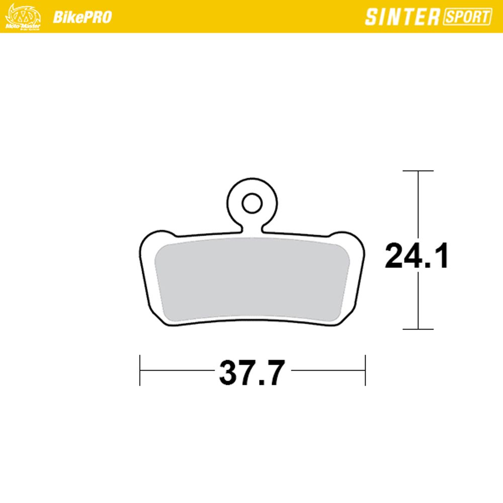 Brake Pads Bicycle Sinter Sport: Avid, Sram 4-piston - Grafite Offroad