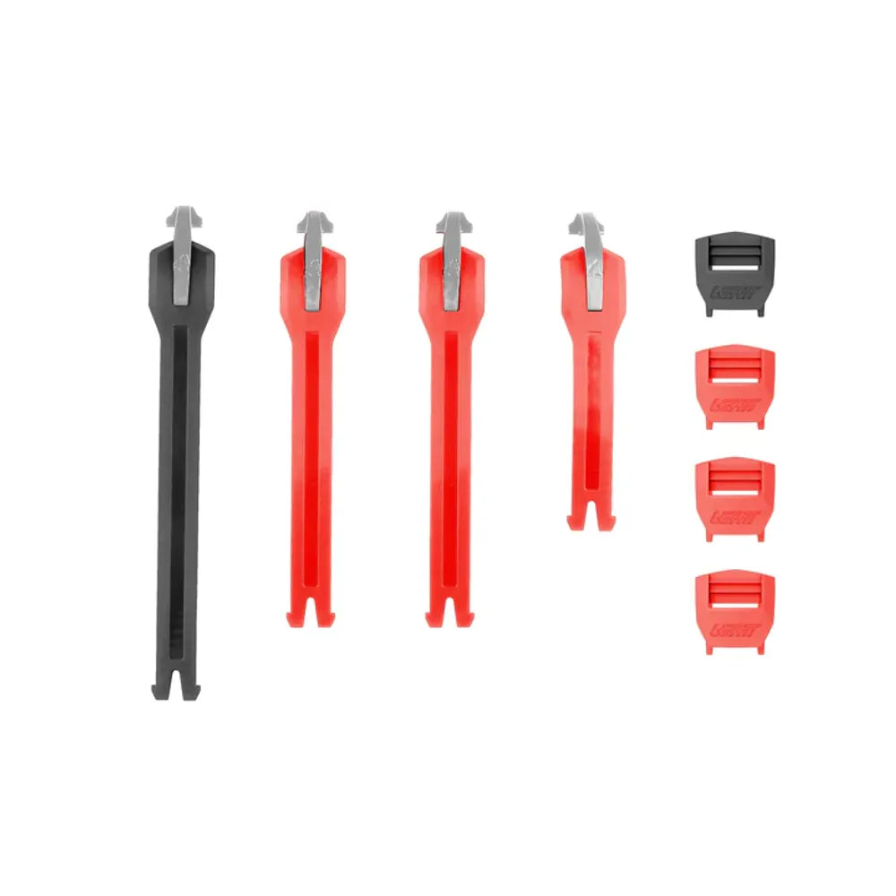 Cinturino Ricambio Per Stivali 5.5 | Rosso 3 + Nero 1-PZ | Leatt